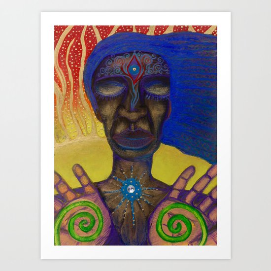 Reiki Hands Art Print By Faerika Society6