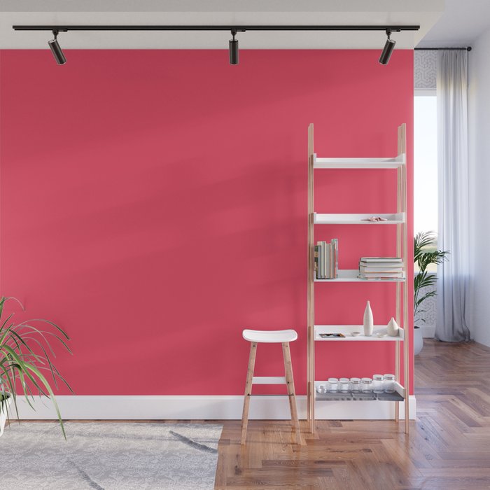 Sun Kissed Pink Coral Wall Mural