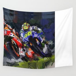 Motogp Champion Wall Tapestry