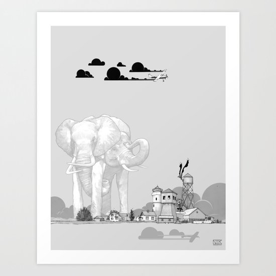 Store Toxic Waste at Home Art Print