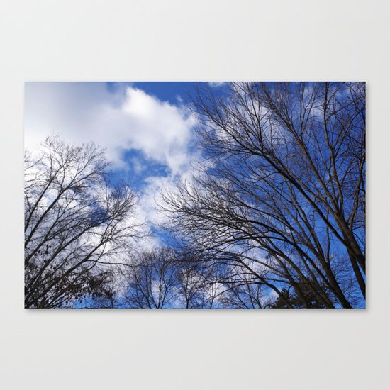Reaching for the clouds Canvas Print