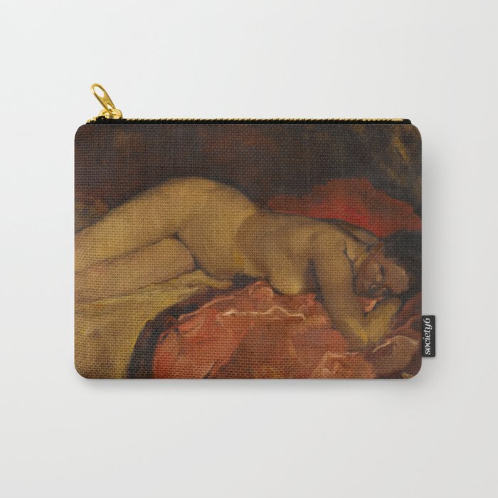 Reclining Nude by George Hendrik Breitner, 1887 Carry-All Pouch