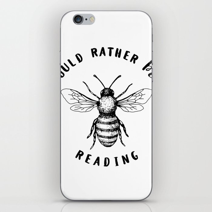 Would Rather Bee Reading iPhone Skin