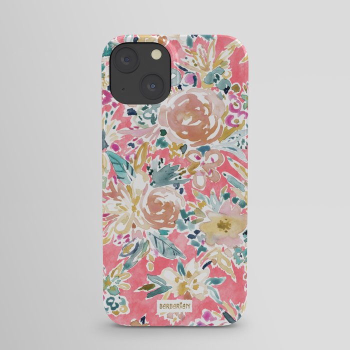 STAY READY Pink Floral iPhone Case