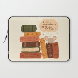 Mouse's Book Pile Laptop Sleeve