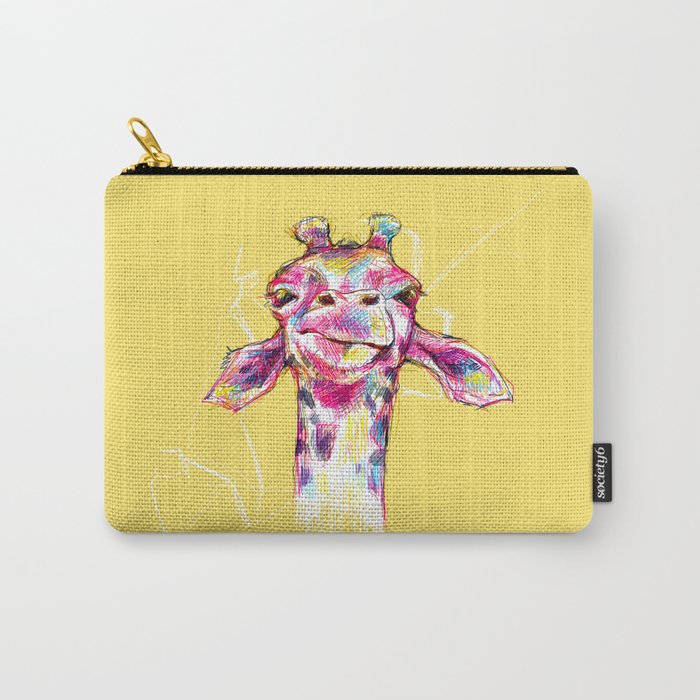 Wonky Giraffe Carry-All Pouch