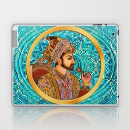 INDIAN MUGHAL EMPEROR - TURQUOISE Laptop Skin