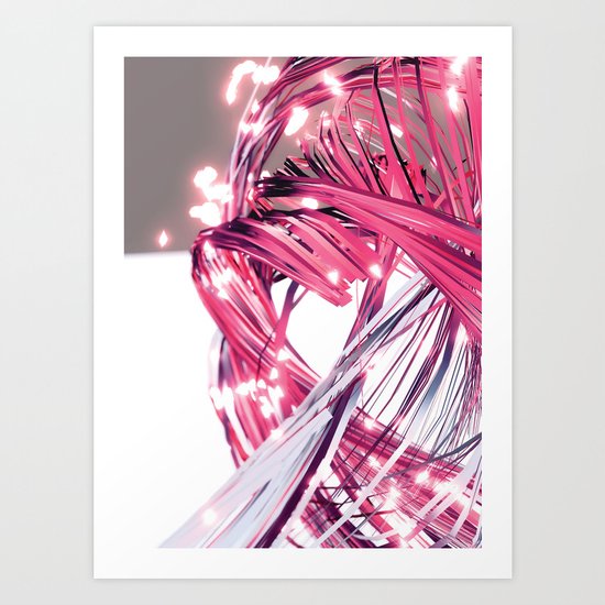 Whirling Firestorm Art Print
