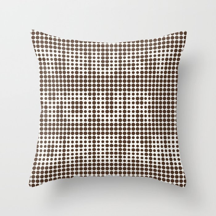 Hidden message painting_trust your dream_coffee Throw Pillow