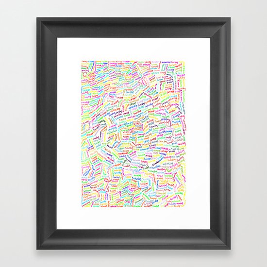 (500) DAYS OF SUMMER Framed Art Print