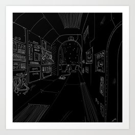 Spaceship Art Prints Society6