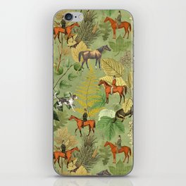 Horseback Riding In The Woods iPhone Skin