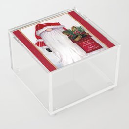 Letters to Santa - Red Trim Acrylic Box