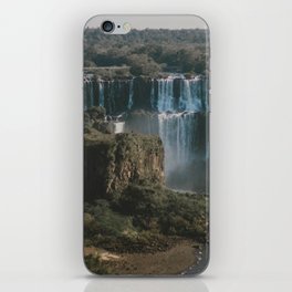 Brazil Photography - The Famous Iguazu Falls In The Jungle iPhone Skin