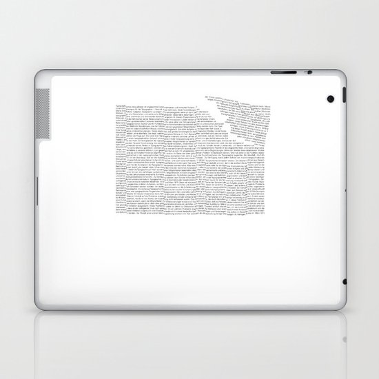 Erosion & Typography 2 Laptop & iPad Skin