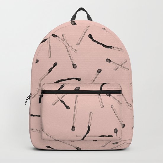 pink matches Backpack