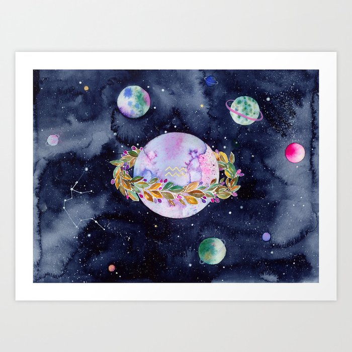 Aquarius Art Print