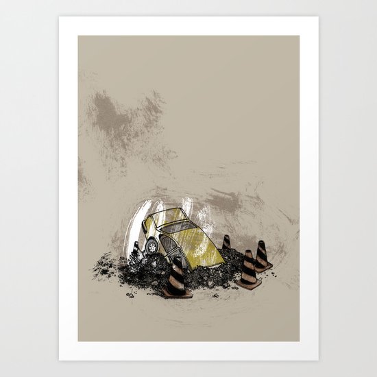 Where is? daddy Art Print