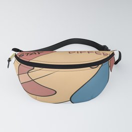 Stay Different Abstract Design Fanny Pack