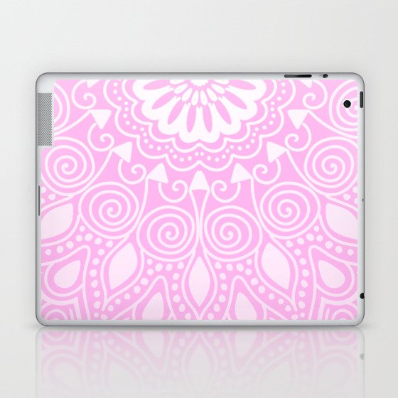 Girly Pink Mandala Laptop & iPad Skin