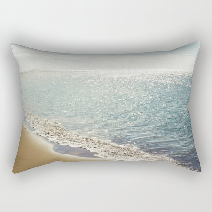 beauty and the beach Rectangular Pillow