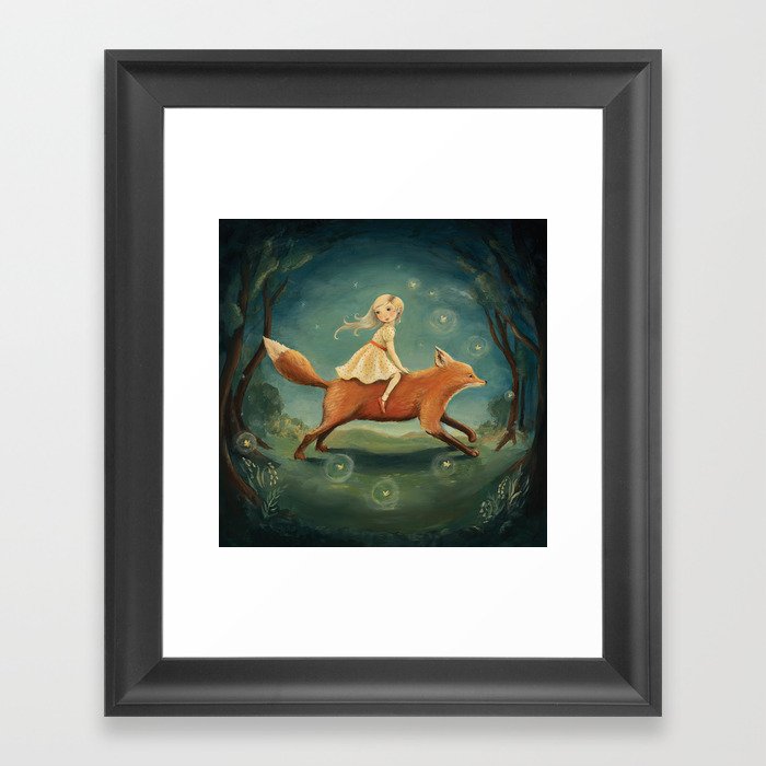 Fox Girl by Emily Winfield Martin Framed Art Print