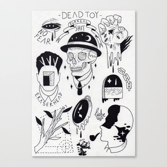 Surreal Shit Canvas Print