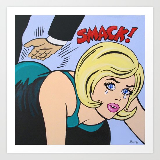 The Spanking Art Print