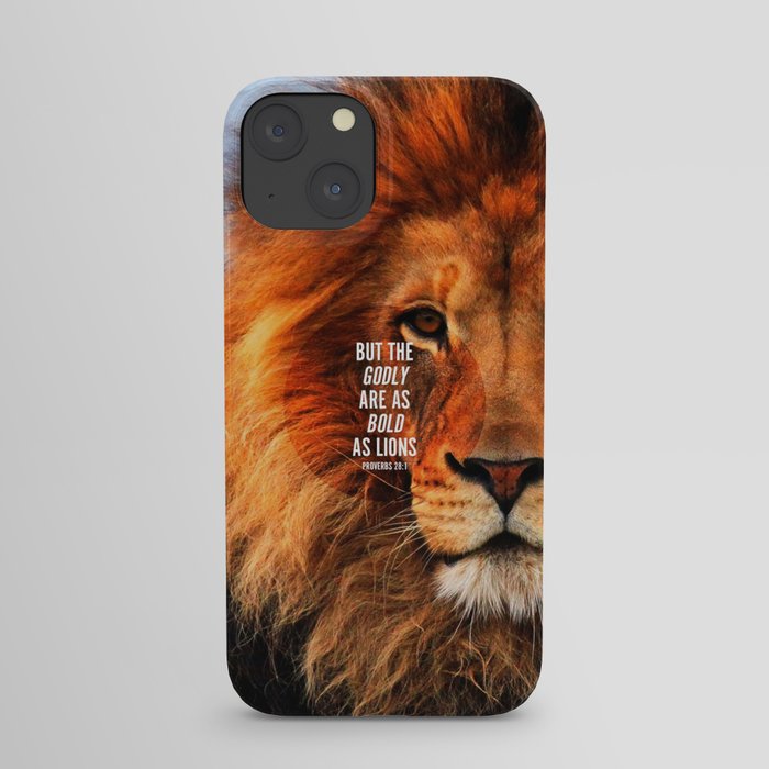 BOLD AS LIONS iPhone Case