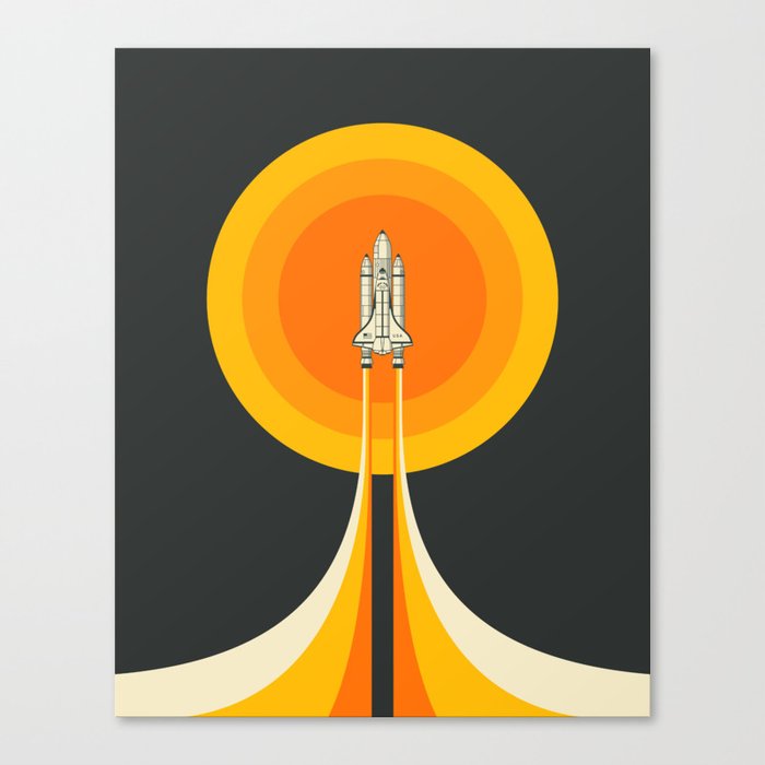 The Space Shuttle Canvas Print