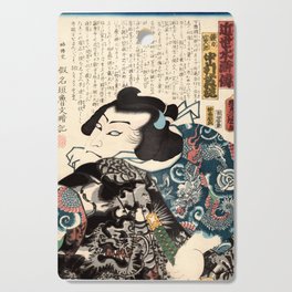 The Gangster Tomigoro (Utagawa Kunisada) Cutting Board