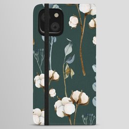 Floral Cotton Garden iPhone Wallet Case