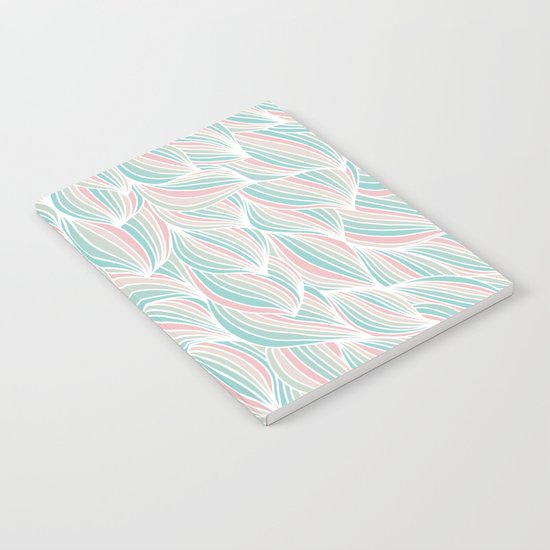 Cool Colorful Ocean Waves Notebook