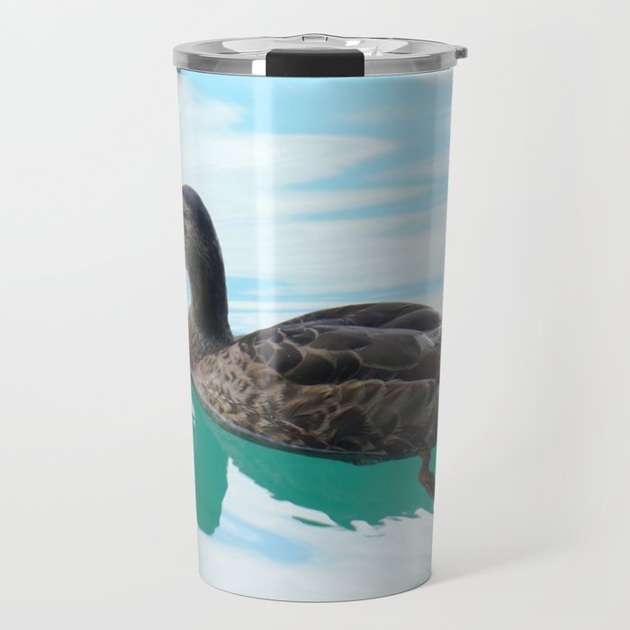 duck and lake Travel Mug