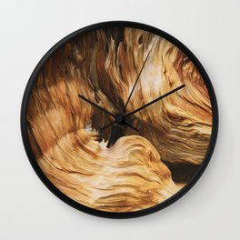 Abstract Wood Design Wall Clock