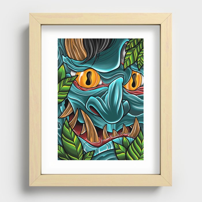 And Then There Were Teeth Recessed Framed Print