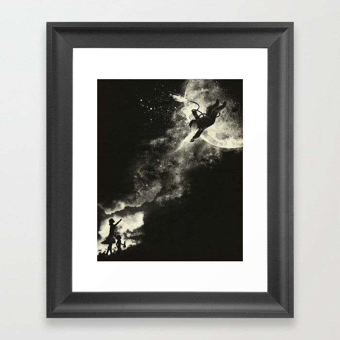 Tell my wife I love her very much, she knows  Framed Art Print