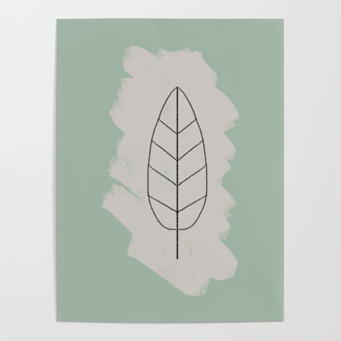 Willow Leaf Poster