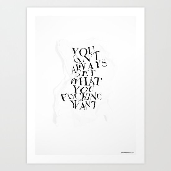 YCAGWYFW Art Print