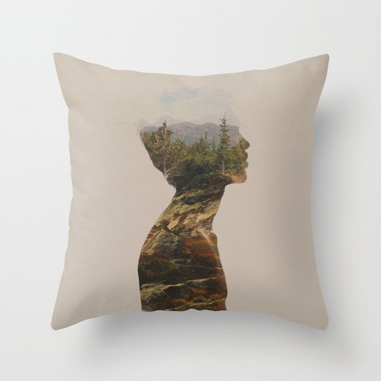 Side by Side Throw Pillow
