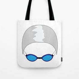 Swim Cap and Goggles Tote Bag