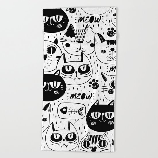 cats Beach Towel