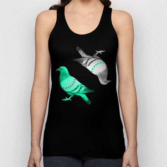 Pigeon's reflexion Unisex Tank Top