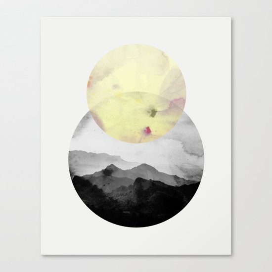 landscape montain nature Canvas Print