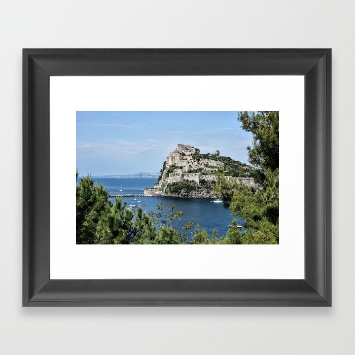 Aragonese Castle - Ischia Framed Art Print