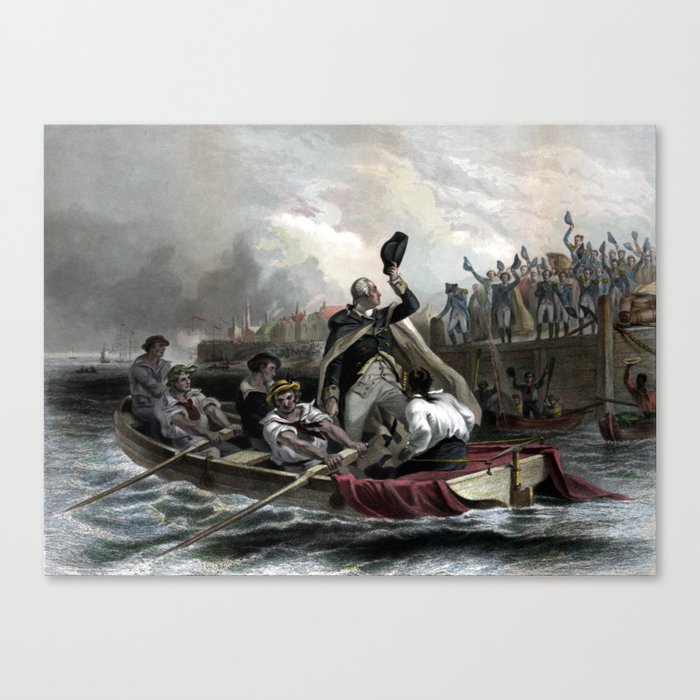 Washington's Adieu To His Generals Canvas Print