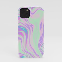 Iridescent Marble Effect iPhone Case