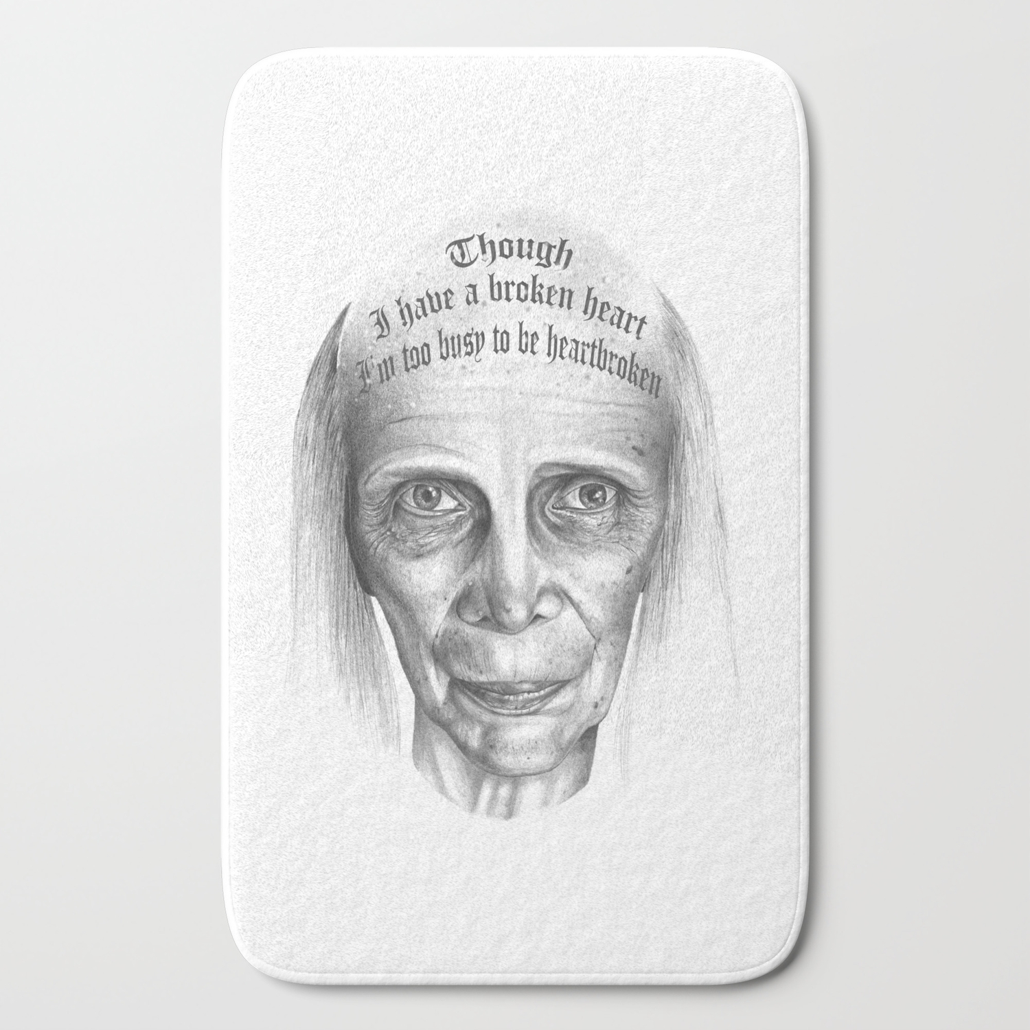 Mivida Ha Sido Extraordinaria Series 6 Bath Mat By Davidcristobal