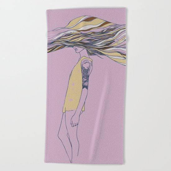 TRULY, DEEPLY IN LOVE Beach Towel