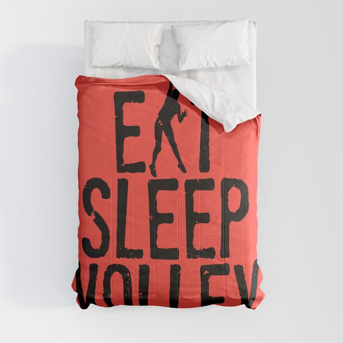 Eat Sleep Volley Comforter